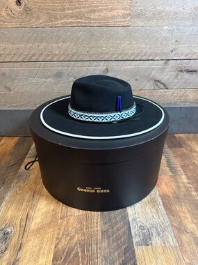 Rare Goorin Bros x Hampui Hats “El Paraguas” El Sol Collection Wool Felt Hat - L